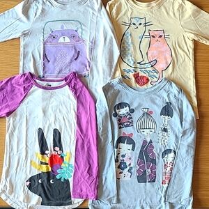 Tea Collection Graphic Tee x 4 pieces Size 6